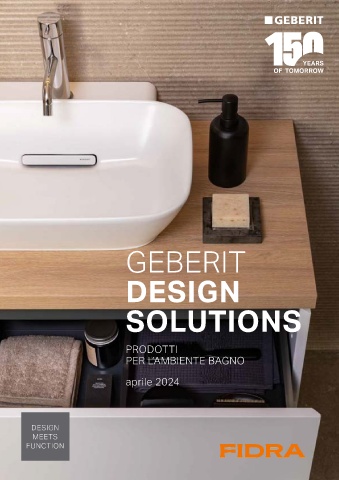 geberit - listino design solutions 2024